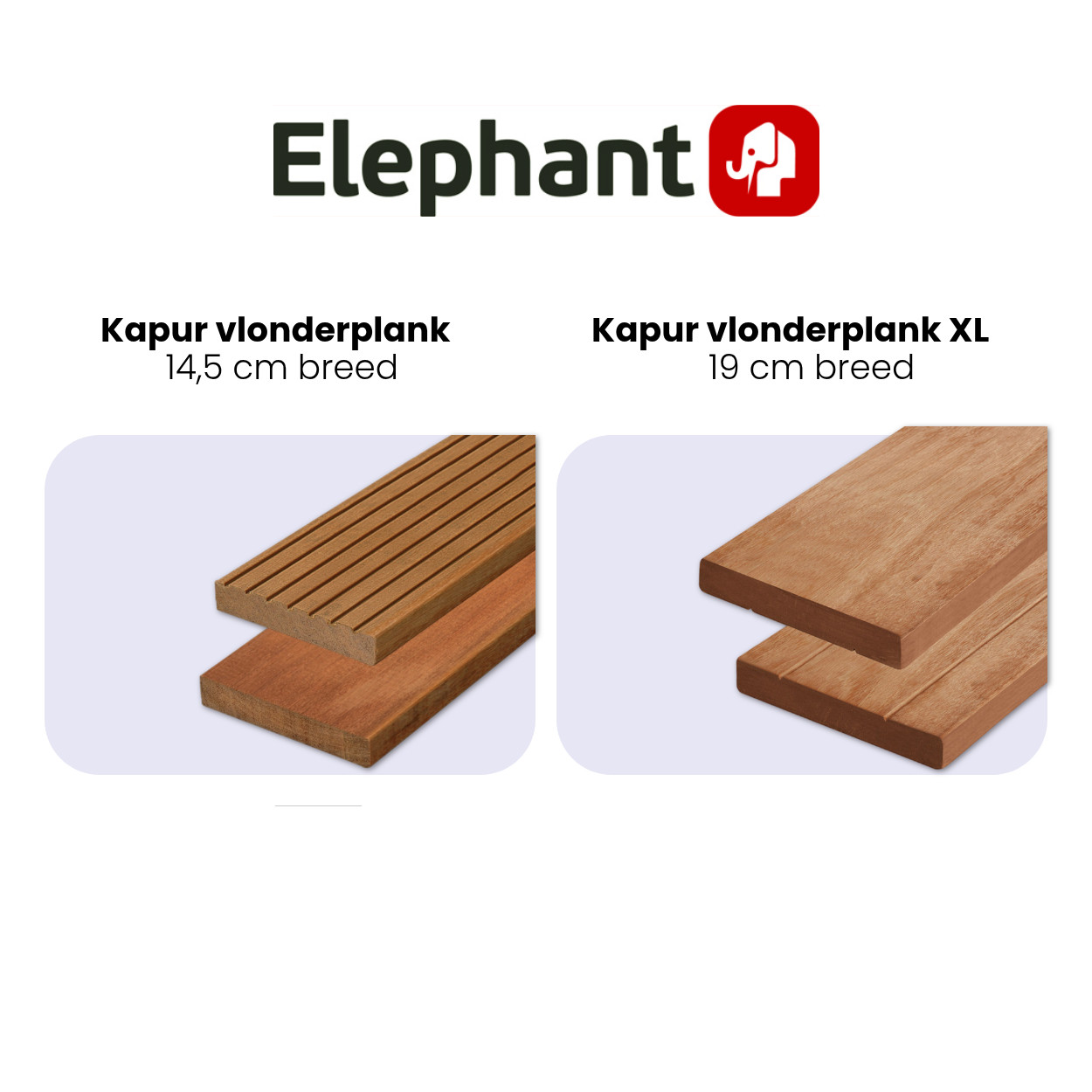 Elephant Kapur Hardhout Vlonderplank